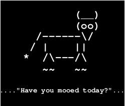 cowsay meme